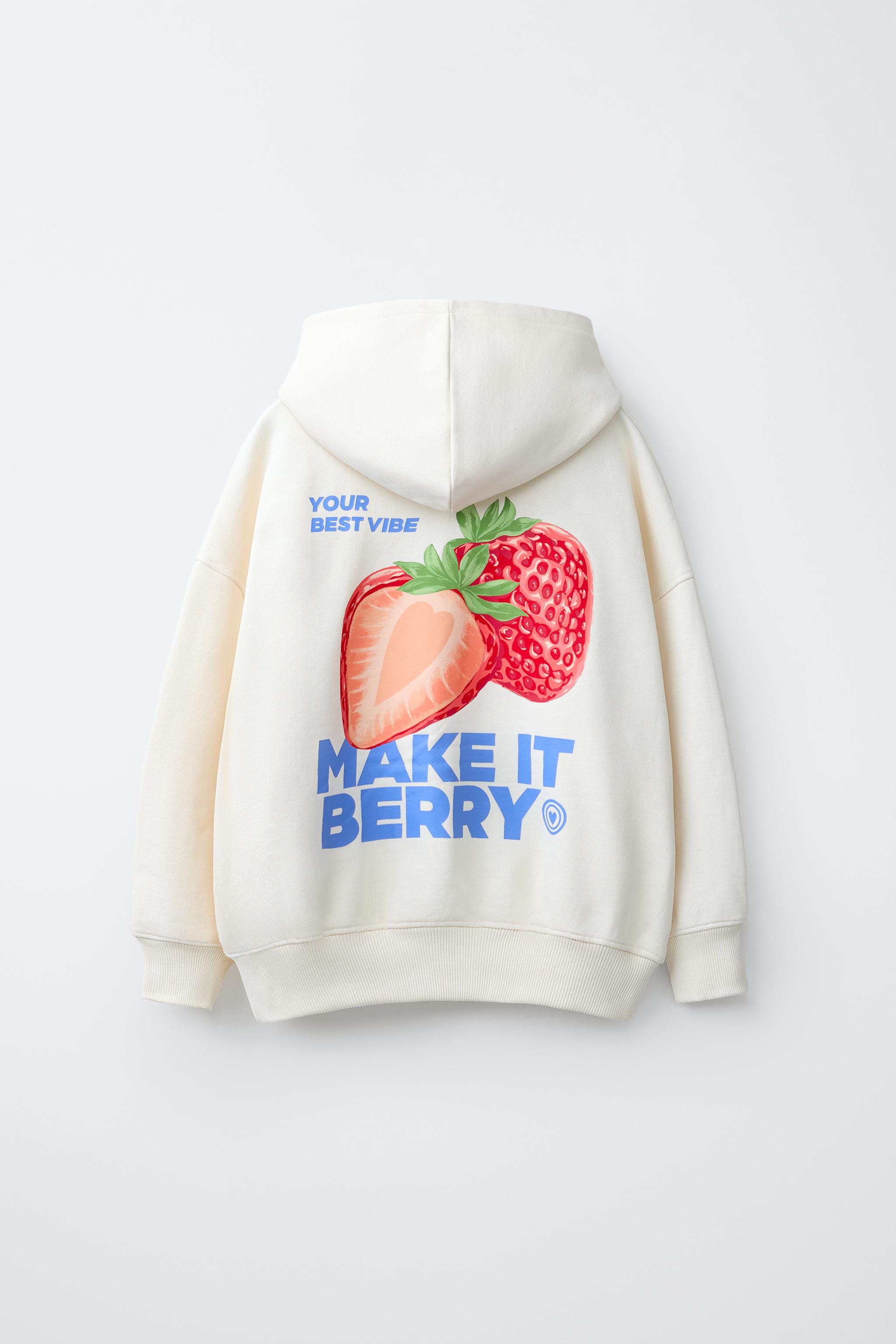 FRUIT PRINT HOODIE